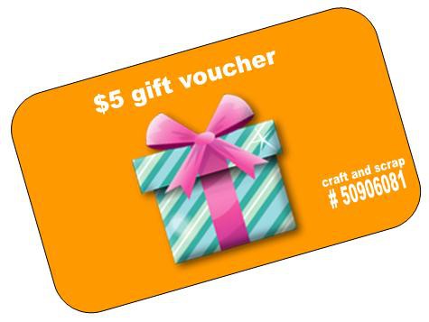 Craft and Scrap Pic 1 - gift voucher at craft and scrap