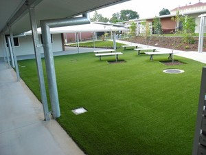 Prestige Synthetic Lawns Pic 2 - Bremer College Synthetic Grass Project