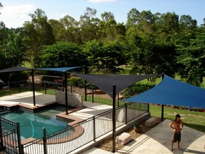 Prestige Synthetic Lawns Pic 5 - Shade Sails