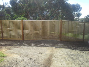 Don't Fence me in! Pic 5 - Treated pine picket fence and gate