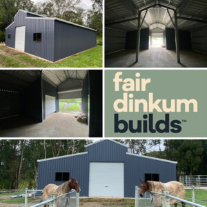 Fair Dinkum Builds Northern Rivers Pic 2 - American Barns Fair Dinkum Builds Northern Rivers