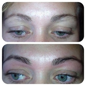 The Brow Journey Pic 2 - Before and after Brow makeover